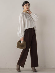 ブレードブラウス≪洗濯機で洗える≫