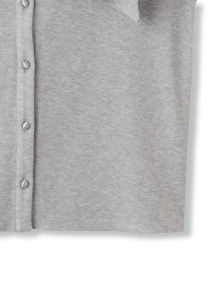 Wフェイス天竺ビッグカラートップス≪手洗い可能≫