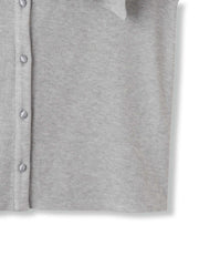 Wフェイス天竺ビッグカラートップス≪手洗い可能≫