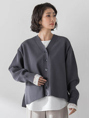 【大きいサイズ/WEB限定カラーあり】スポンディッシュニットカーディガン