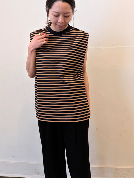 《予約販売》crew neck vest　【日本製】