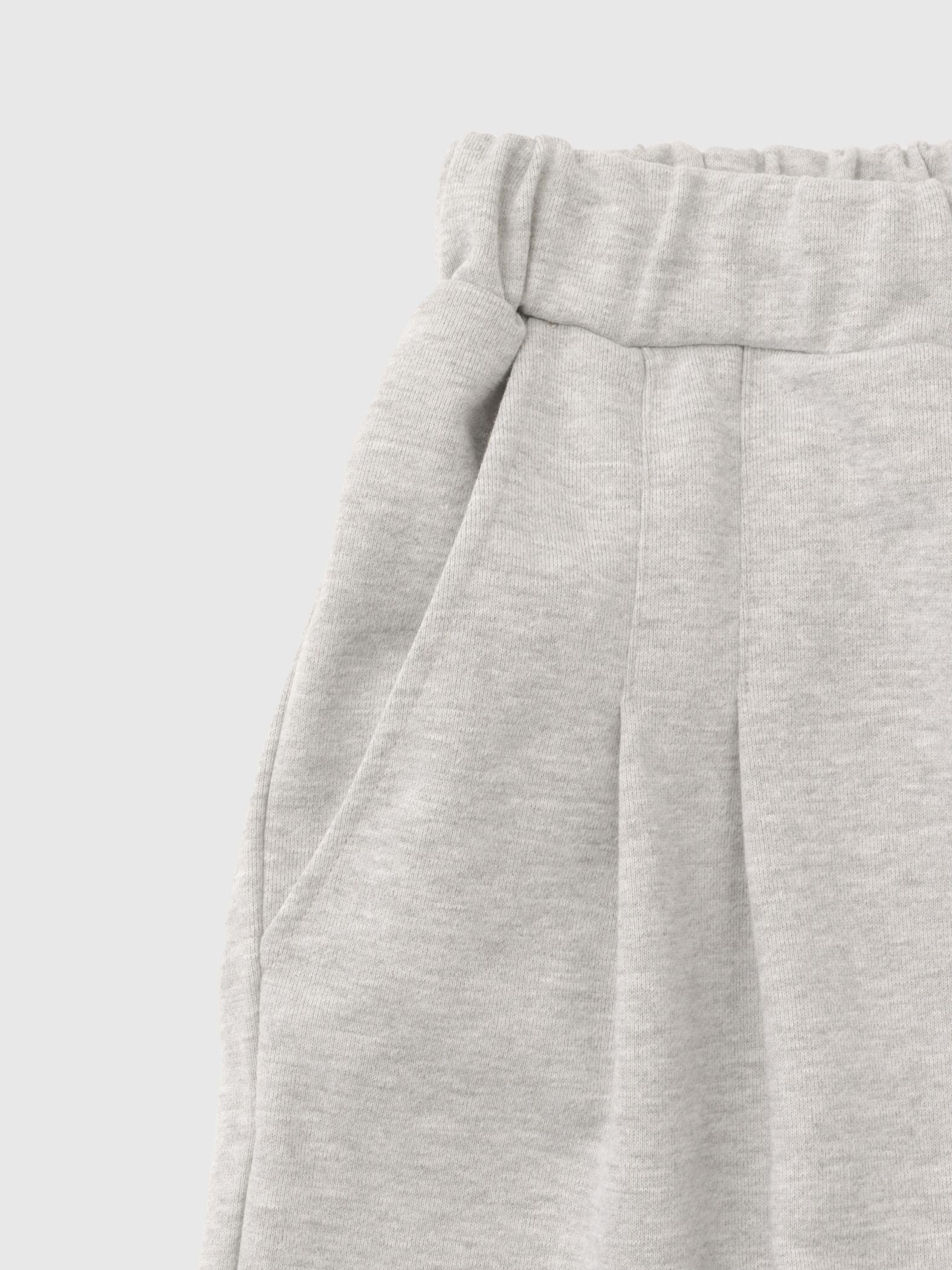 【着回し抜群】裏毛2タックパンツ