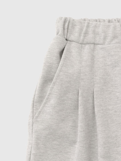 【着回し抜群】裏毛2タックパンツ