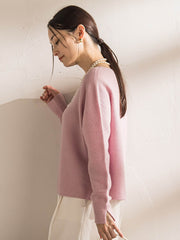 ホールガーメントガーターニット≪洗える≫