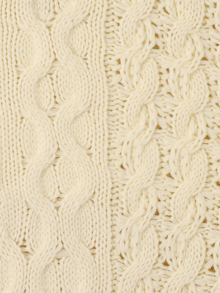 バルキーケーブルハーフジップニット≪手洗い可能≫