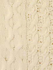 バルキーケーブルハーフジップニット≪手洗い可能≫