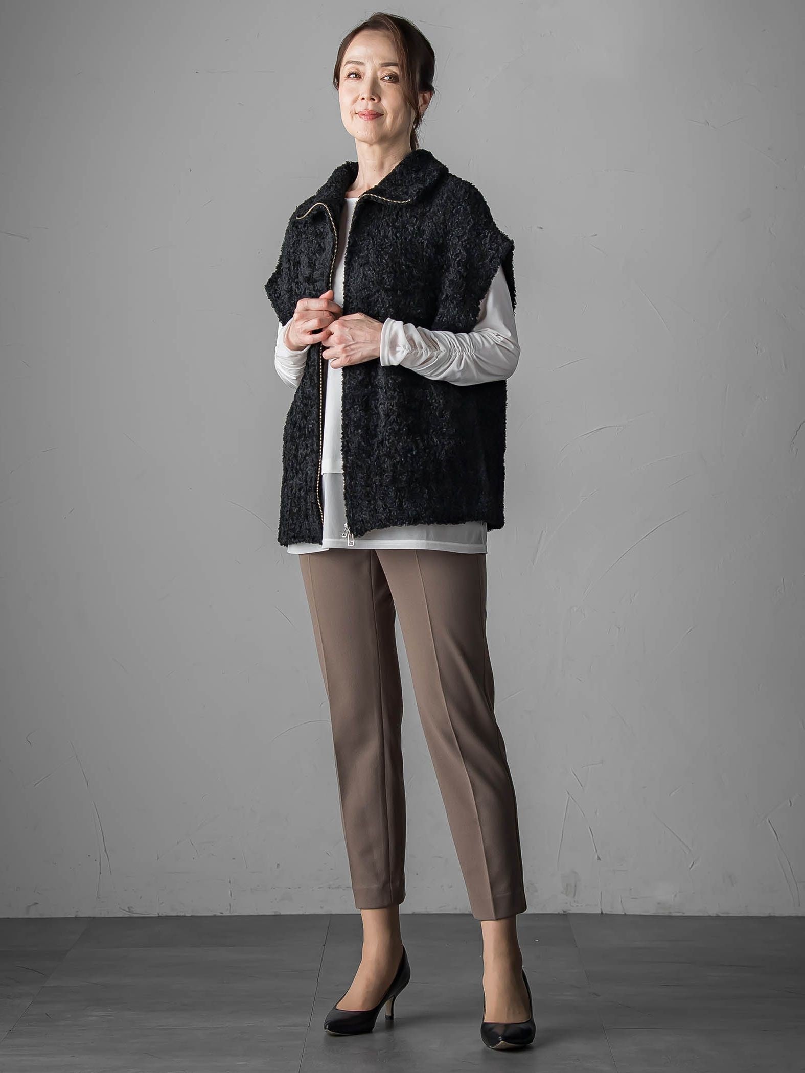 【大きいサイズ】【biyori/極】”着心地も美しさも”パーフェクトムーブパンツ≪洗濯機で洗える≫