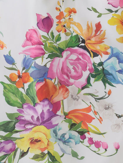 【WEB限定】ビッグフラワーブーケノースリーブブラウス