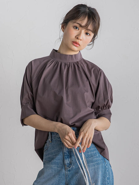 シルケットギャザープルオーバー