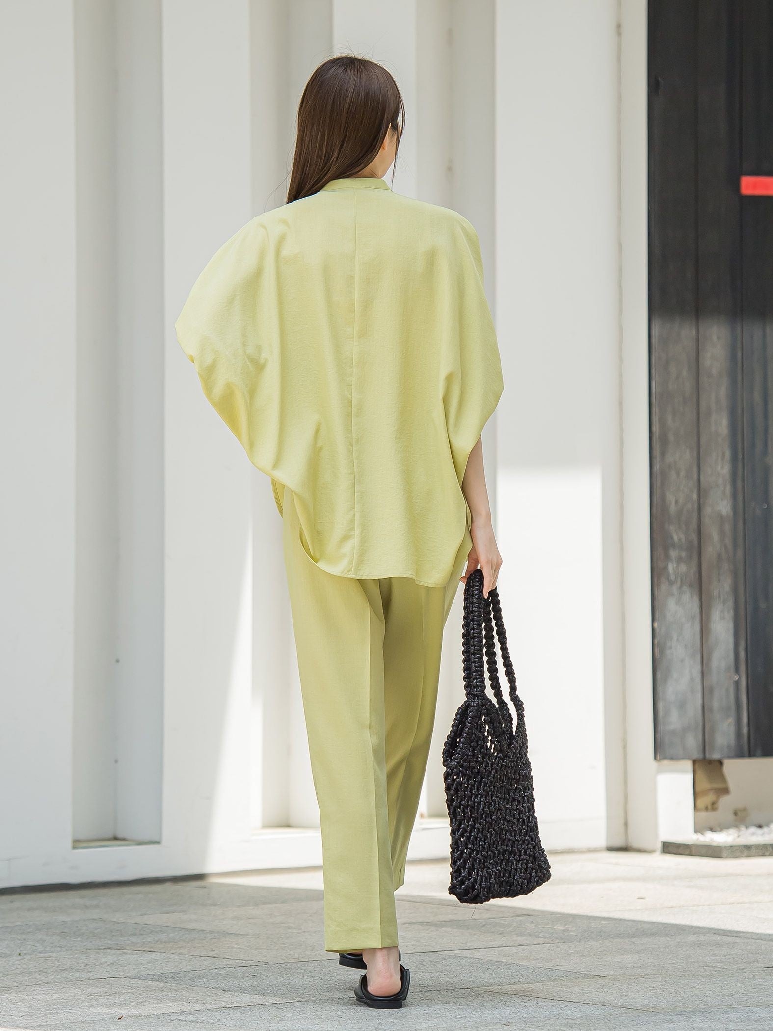 【WEB限定】タンブラーブッチャーテーパードパンツ≪手洗い可能≫