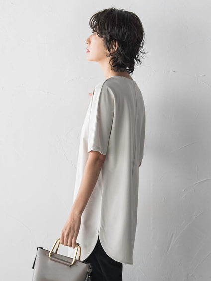 【WEB限定/大きいサイズ】”細身パンツも怖くない”Tシャツチュニック