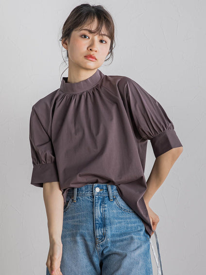 シルケットギャザープルオーバー