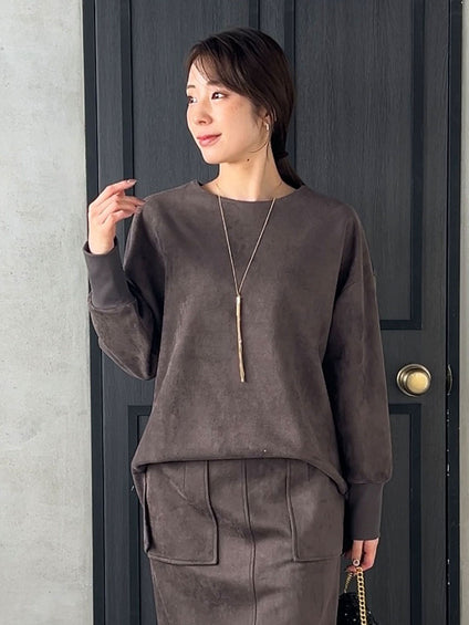 【WEB限定】フェイクスエードプルオーバー≪セットアップ対応≫