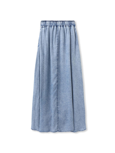 ゆれるデニムサークルスカート