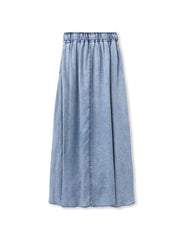 ゆれるデニムサークルスカート