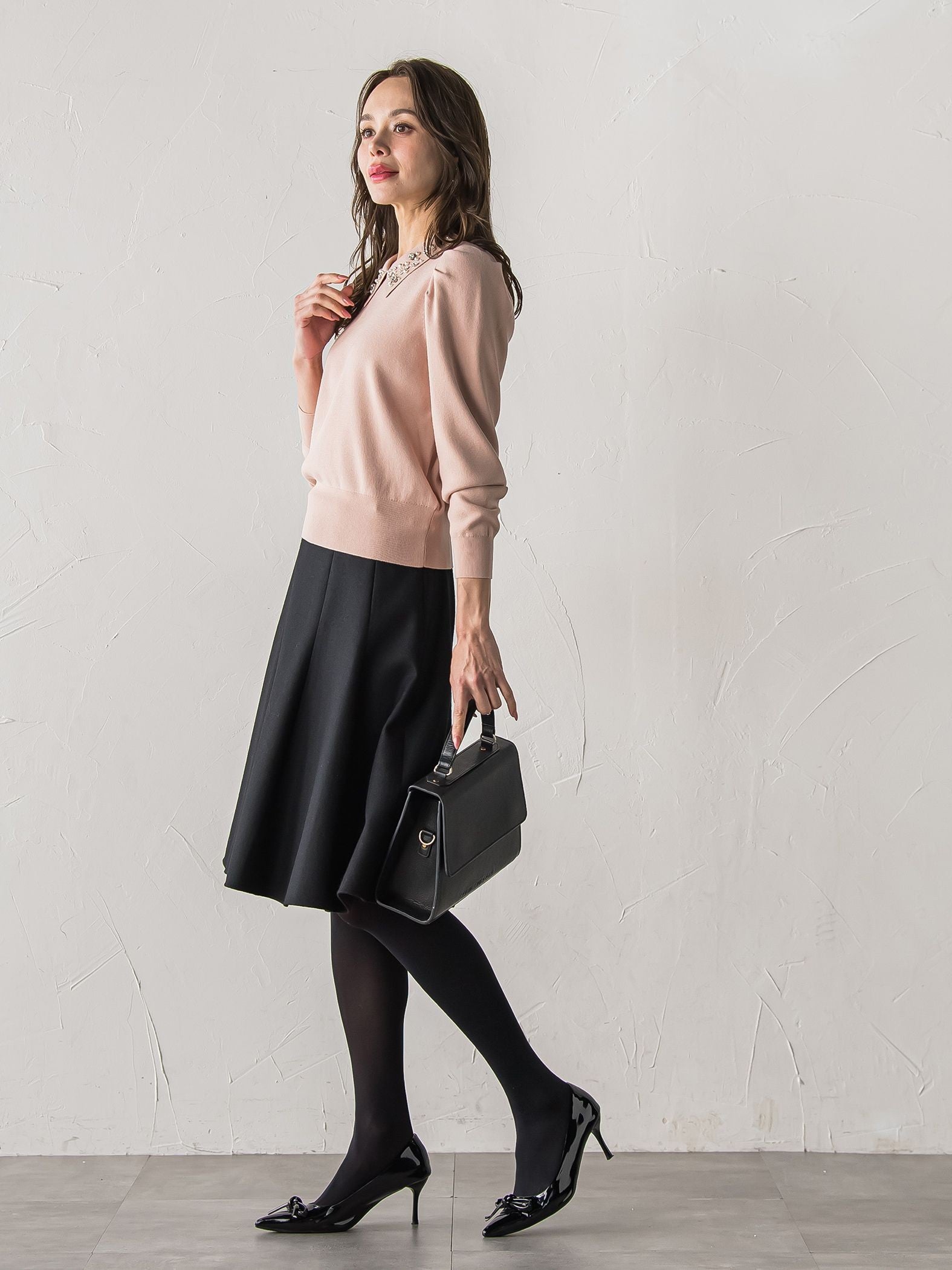 【新色追加】ルミナリー圧縮スムーススカート