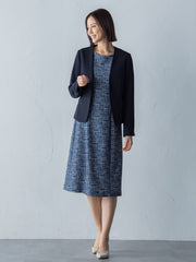 ハイテンションツィードプリントワンピース