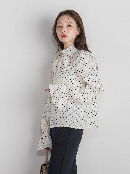 サクラ刺繍リボンブラウス | axes femme | axes femme online shop