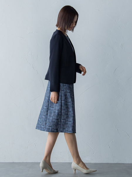 ハイテンションツィードプリントワンピース