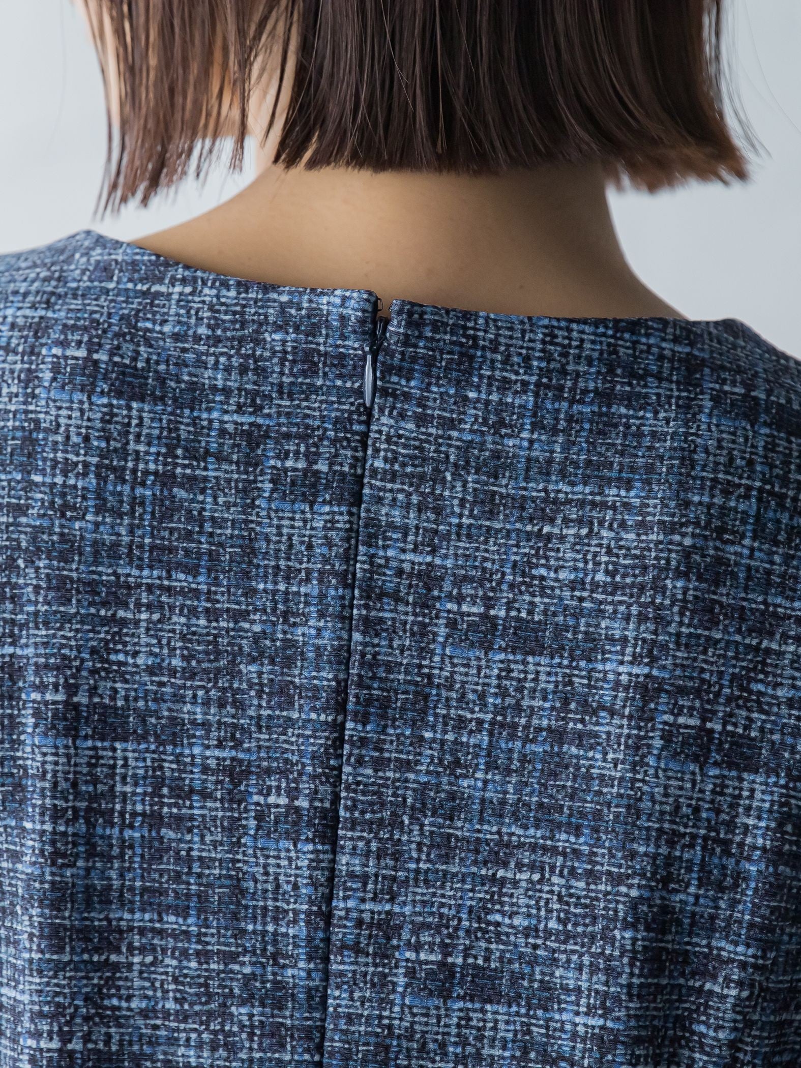 ハイテンションツィードプリントワンピース