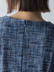 ハイテンションツィードプリントワンピース