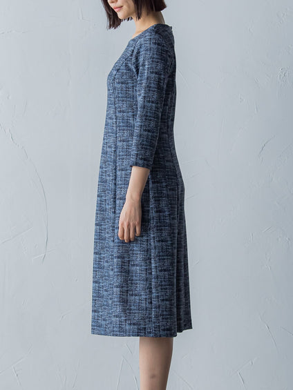 ハイテンションツィードプリントワンピース