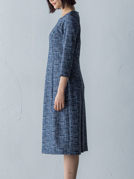 ハイテンションツィードプリントワンピース