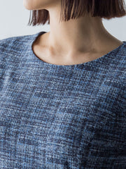 ハイテンションツィードプリントワンピース