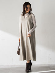 ラメシックツイードワンピース≪洗える≫