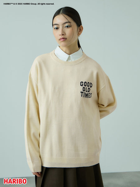 HARIBO/RETROゴールドベアニット≪手洗い可能≫