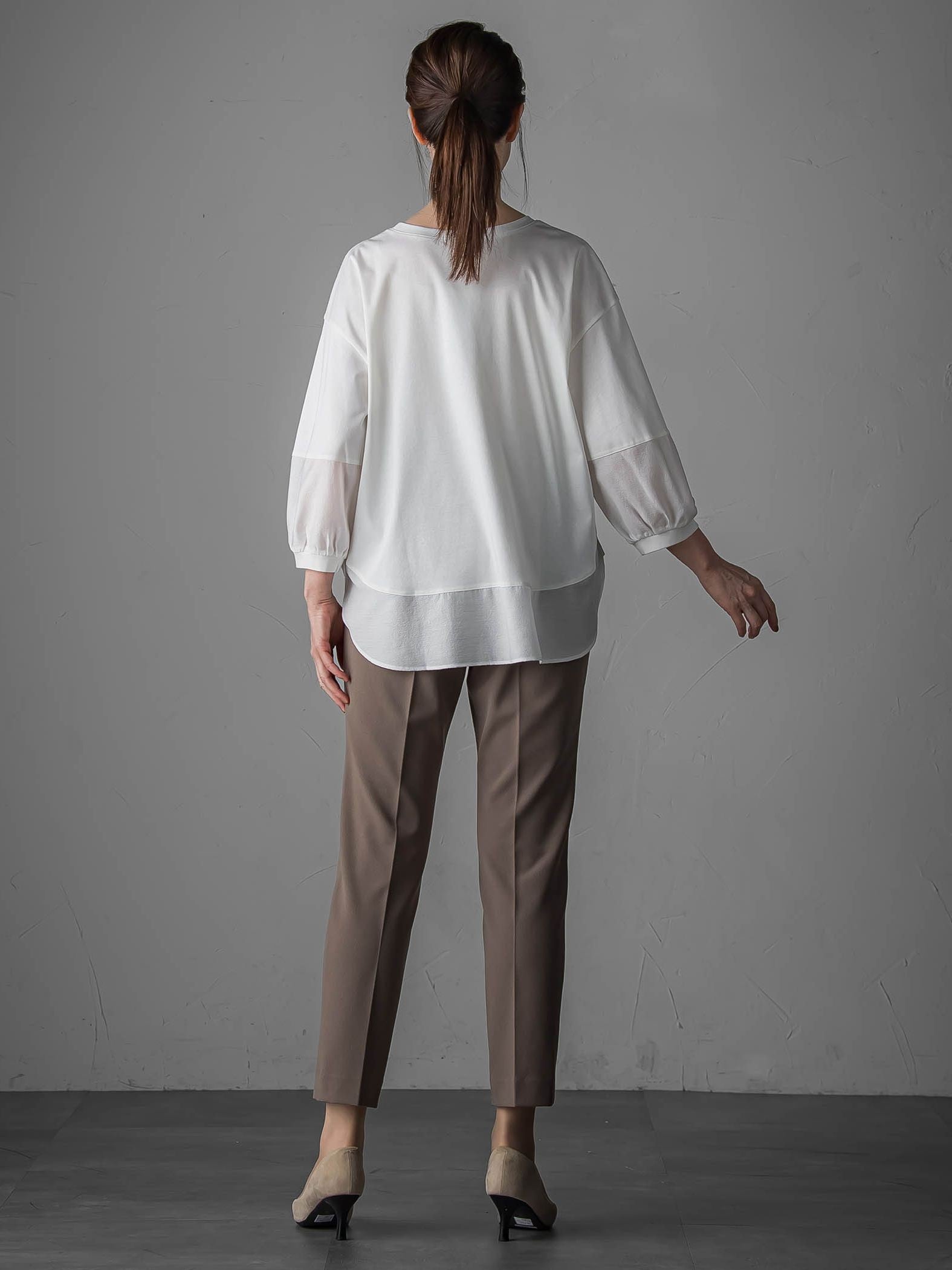 【大きいサイズ】【biyori/極】”着心地も美しさも”パーフェクトムーブパンツ≪洗濯機で洗える≫