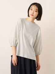 《予約》【機能するミニマル服】切替プルオーバー《接触冷感》