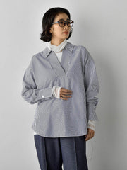 【大きいサイズ】シアー切り替えカットソー