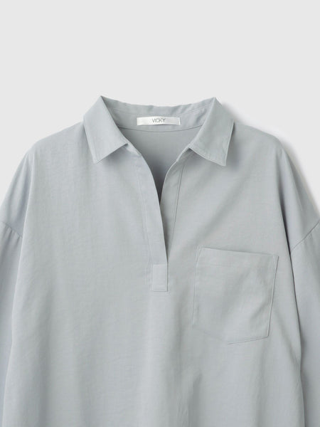 ポケットスキッパーシャツ