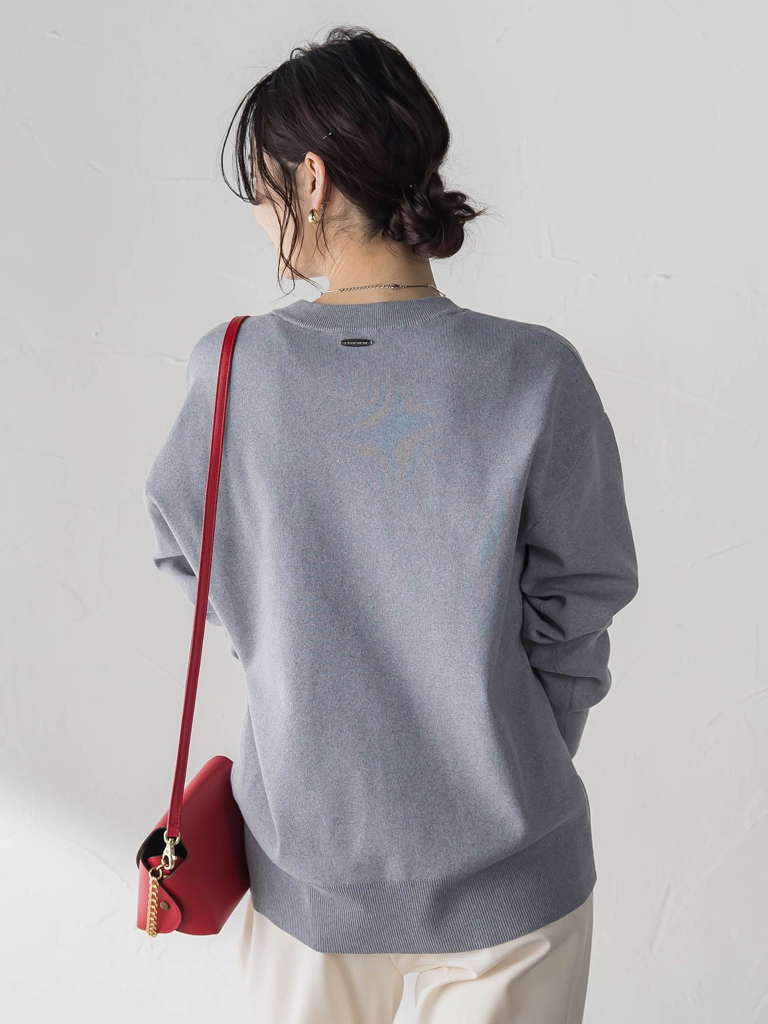 【WEB限定】お肌にやさしいファスナーニット