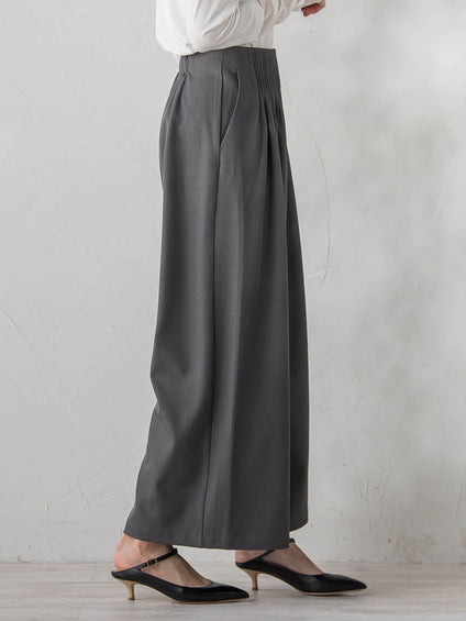 ストレッチツイルパンツ≪洗濯機で洗える≫