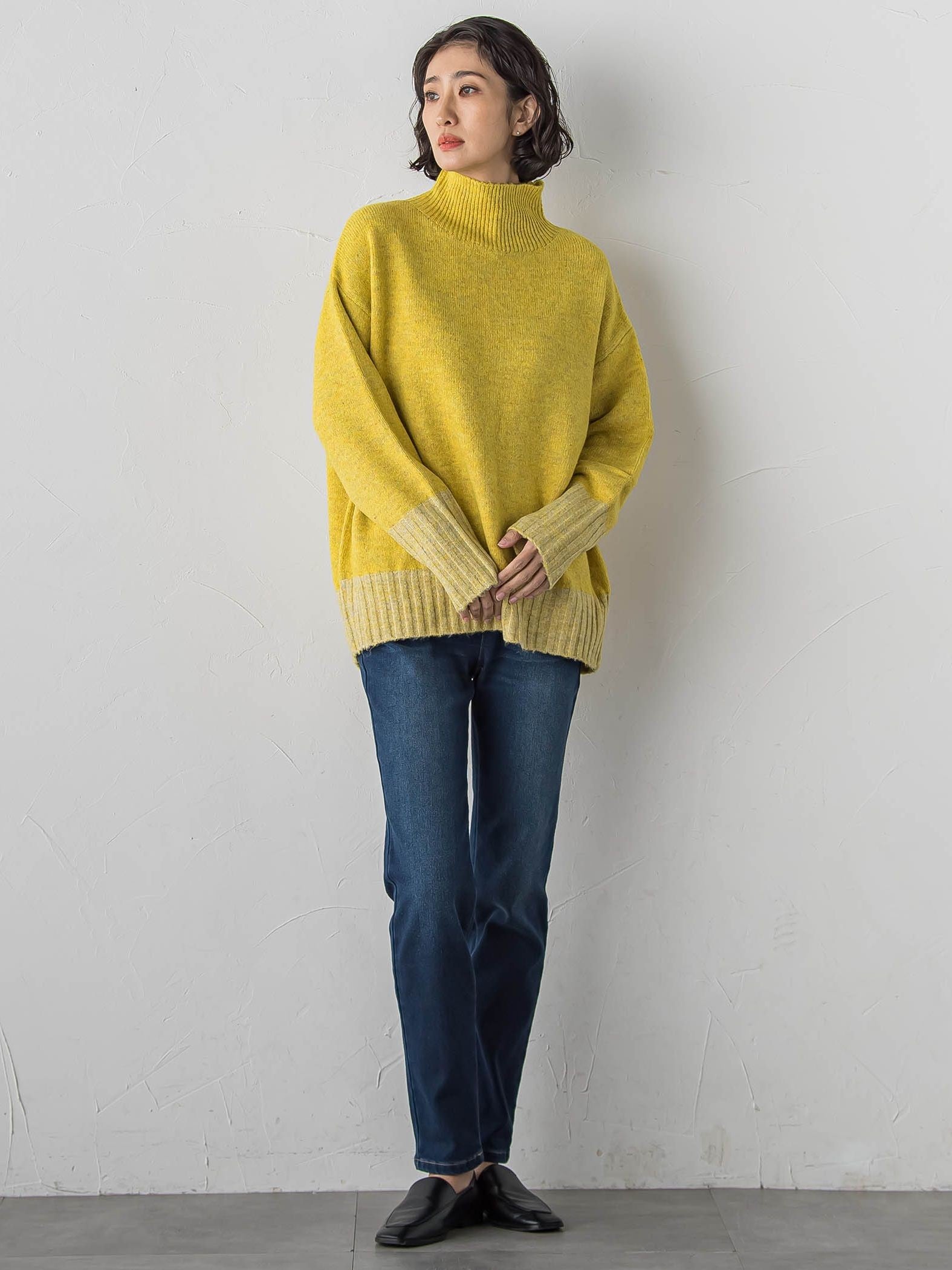 【WEB限定】”あたたか美脚”裏起毛デニム