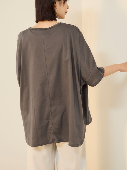 【機能するミニマル服】ポンチョTシャツ