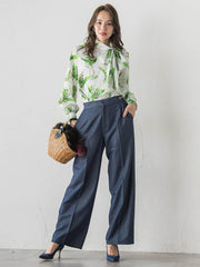 スズランプリントブラウス