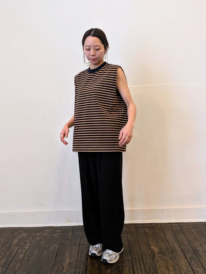 《予約販売》crew neck vest　【日本製】