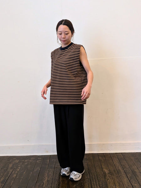 《予約販売》crew neck vest　【日本製】