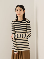 調温クルーネックニット≪手洗い可能≫