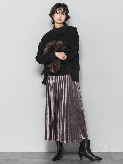 【楽・美・軽】ハイネックプルオーバー≪手洗い可能≫