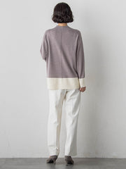 ファインウールハイネックニット