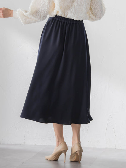 ダブルサテンスカート