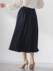 ダブルサテンスカート