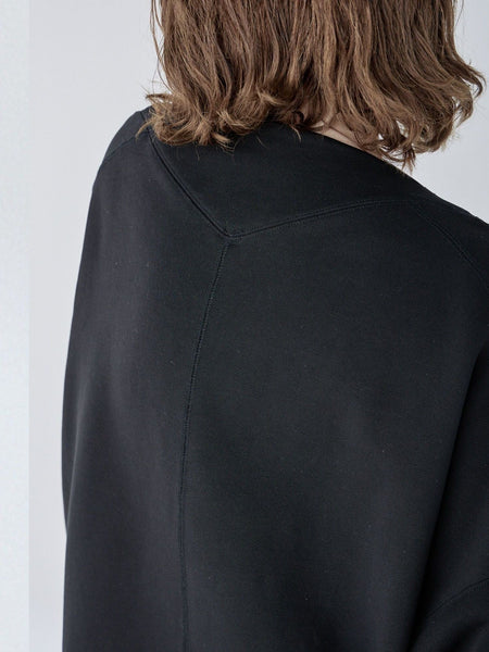 Edge neck sweater【日本製】≪手洗い可能≫