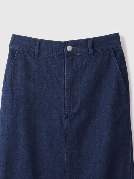 【落ち感◎】10OZデニムIラインスカート