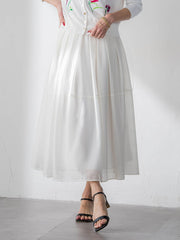 ラッセルレースチェックスカート