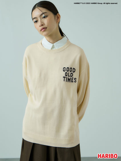 HARIBO/RETROゴールドベアニット≪手洗い可能≫